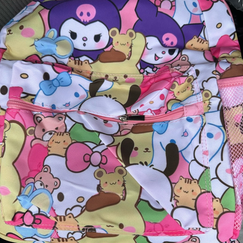 Colorful Cartoon Character Backpack